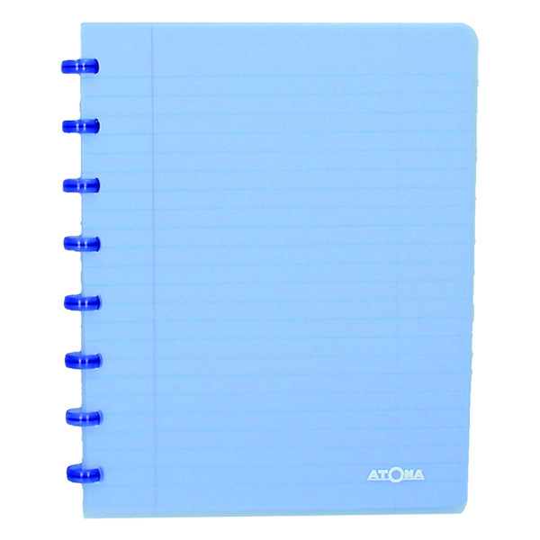 Atoma Trendy  A5 transparent blue lined notebook (72 sheets) 4135602 405220 - 1