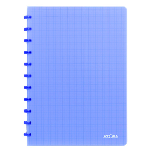 Atoma Trendy transparent blue A4 5mm checkered notebook, 72 sheets 4137302 405240 - 1