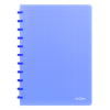 Atoma Trendy transparent blue A4 5mm checkered notebook, 72 sheets 405240 - 1