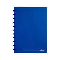 Atoma Trendy transparent blue A4 checkered notebook, 72 sheets 405245
