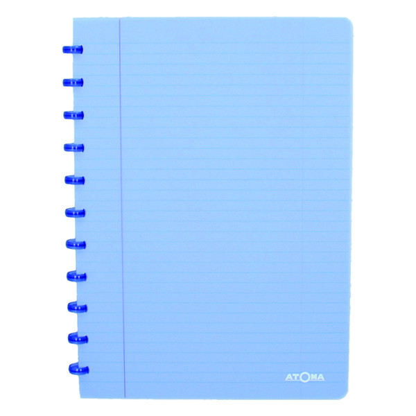 Atoma Trendy transparent blue A4 lined notebook, 72 sheets 4137202 405235 - 1