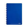 Atoma Trendy transparent blue A4 lined notebook, 72 sheets