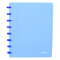 Atoma Trendy transparent blue A5 checkered notebook, 72 sheets 4136102 405230