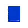Atoma Trendy transparent blue A5 checkered notebook, 72 sheets