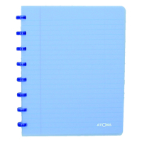 Atoma Trendy transparent blue A5 checkered notebook, 72 sheets 4136102 405230