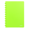 Atoma Trendy transparent green A4 5mm checkered notebook, 72 sheets 405241 - 1