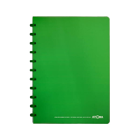 Atoma Trendy transparent green A4 lined notebook, 72 sheets 405236
