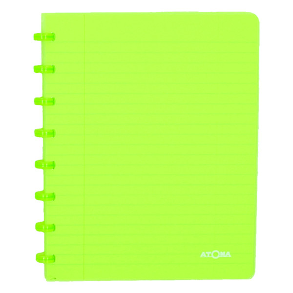 Atoma Trendy transparent green A5 checkered notebook, 72 sheets 4136103 405231 - 1
