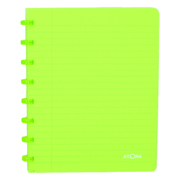 Atoma Trendy transparent green A5 checkered notebook, 72 sheets 4136103 405231 - 1
