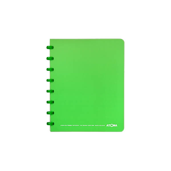 Atoma Trendy transparent green A5 checkered notebook, 72 sheets 405231 - 1