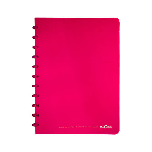 Atoma Trendy transparent purple A4 lined notebook, 72 sheets 405238 - 1