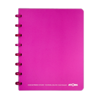 Atoma Trendy transparent purple A5 5mm checked notebook, 72 sheets 405228