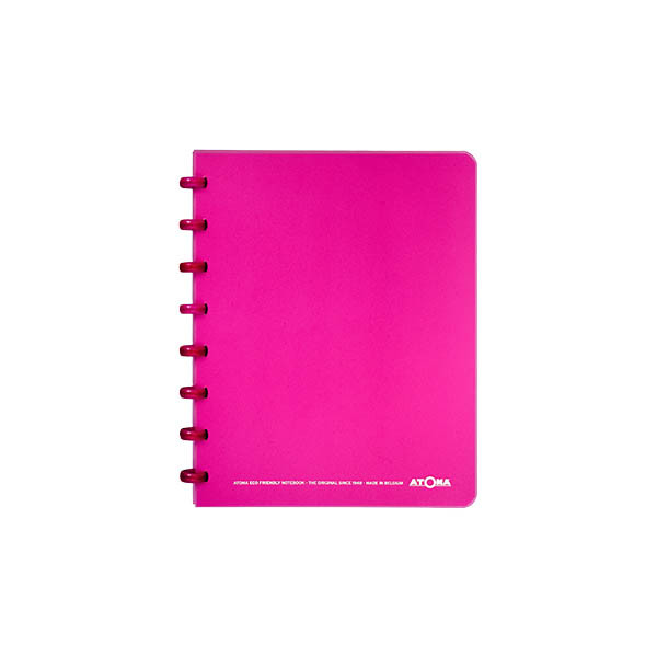Atoma Trendy transparent purple A5 checkered notebook, 72 sheets 405233 - 1
