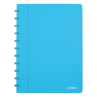 Atoma Trendy transparent turquoise A4 lined notebook, 72 sheets 4137208 405239