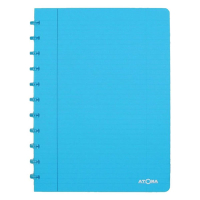 Atoma Trendy transparent turquoise A4 lined notebook, 72 sheets 4137208 405239