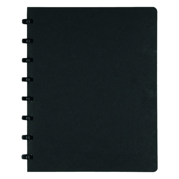 Atoma black A5 checkered meeting book, 63 sheets 42007 405250 - 1