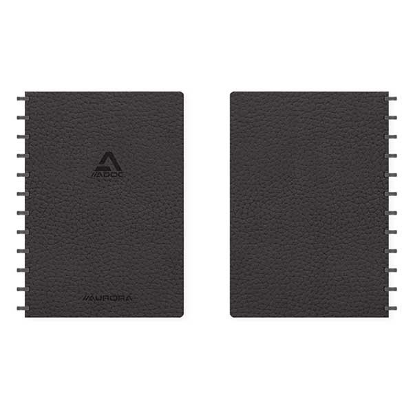 Aurora Adoc A4 black business lined notebook, 72 sheets 6011.300 330029 - 1