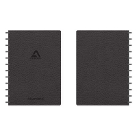 Aurora Adoc A4 black business lined notebook, 72 sheets 6011.300 330029