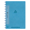 Aurora Adoc A4 blue checkered notebook with ruler 5mm 90g, 72 sheets
