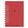 Aurora Adoc A4 red checkered notebook with ruler 5mm 90g, 72 sheets 330091 - 1