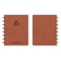 Aurora Adoc A5 brown business checkered notebook, 72 sheets 3055.301 330028