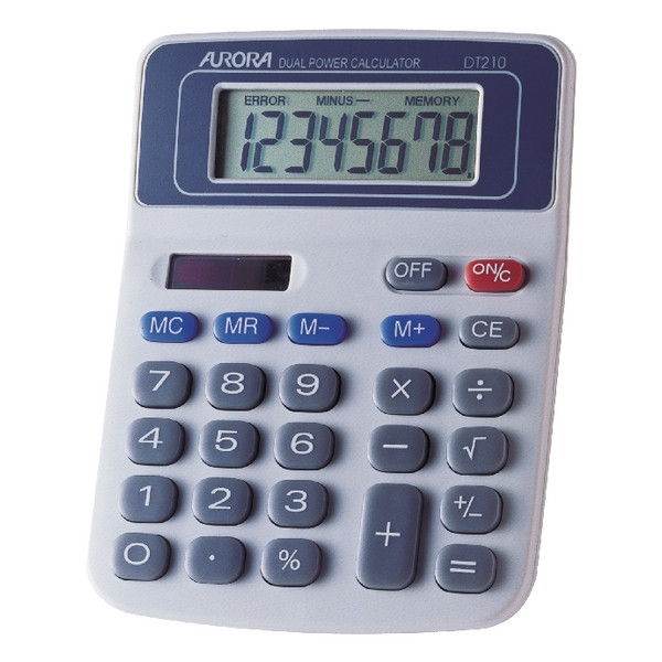 Aurora DT210 8-digit desktop calculator AO21001 246150 - 1