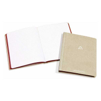 Notebook checkered A5 145 x 220mm | grey | Aurora | 96 sheets 330065