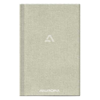 Notebook lined A5 | grey | Aurora | 96 sheets 330064