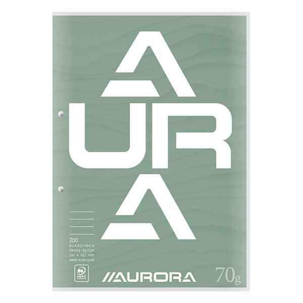 Notepad course block A4 | green | Aurora | 100 sheets 330106 - 1