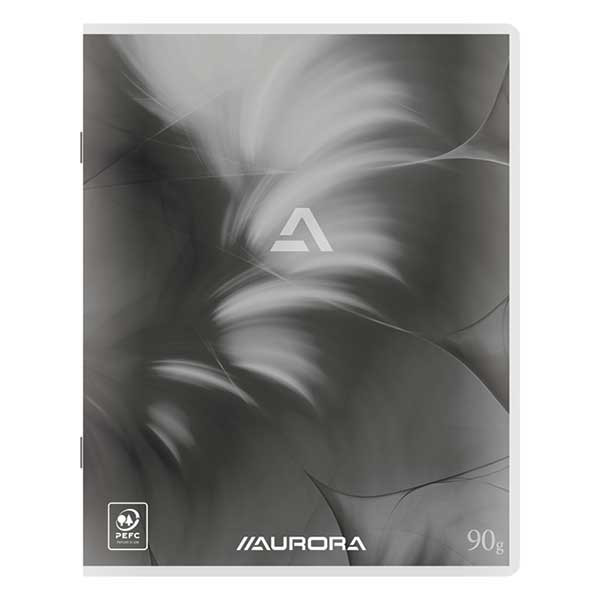 Notepad lined 165 x 210mm | grey | Aurora | 36 sheets 330092 - 1