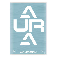 Notepad lined A4 | blue | Aurora | 36 sheets 330101