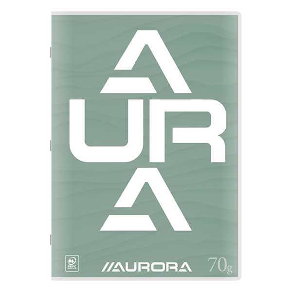 Notepad lined A4 | green | Aurora | 36 sheets 330100 - 1