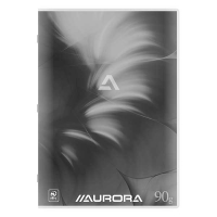 Notepad lined A4 | grey | Aurora | 36 sheets 330093