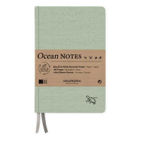 Aurora Ocean A5 turtle green ruled notebook, 96 sheets 2396RTG 330069