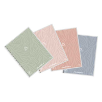 Aurora assorted A5 lined spiral notepads, 80g, 60 sheets (10-pack) 2160D1L 330043