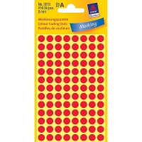 Avery 3010 red marking dots, Ø 8mm (416 labels) 3010 212322