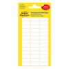 Avery 3073 multi-purpose labels 20 x 8 mm white (234 labels) 212156 - 1