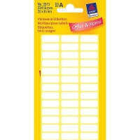 Avery 3073 multi-purpose labels 20 x 8 mm white (234 labels) 3073 212156