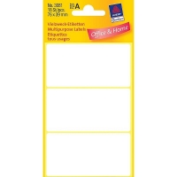 Avery 3081 multi-purpose labels 76 x 39 mm white (18 labels) 3081 212208
