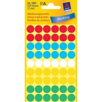 Avery 3088 assorted coloured marking dots, Ø 12mm (270 labels) 3088 212358