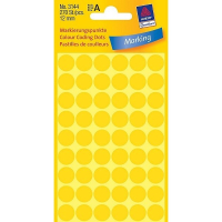Avery 3144 yellow marking dots, Ø 12mm (270 labels)(10-pack) 212936