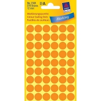 Avery 3148 light orange marking dots, Ø 12mm (270 labels) 3148 212354