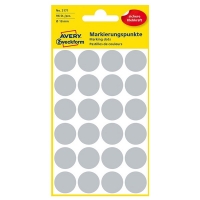 Avery 3171 grey marking dots, Ø 18mm (96 labels) AV-3171 212703