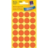Avery 3172 Ø 18 mm light red marking dots (96 labels)
