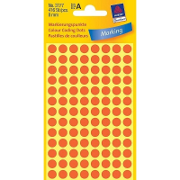 Avery 3177 light red marking dots, Ø 8mm (416 labels)(10-pack)