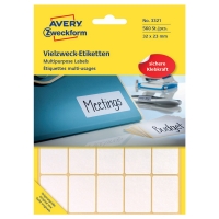 Avery 3321 multi-purpose labels 32 x 23 mm white (560 labels) 3321 212172