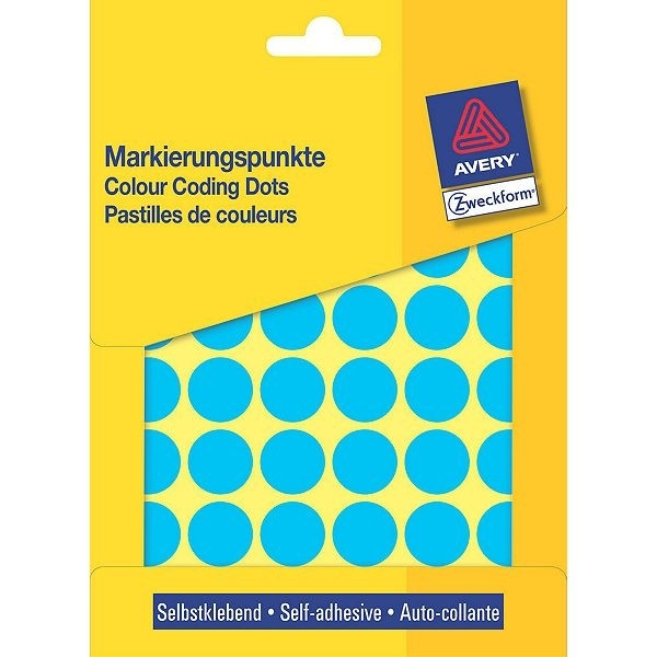 Avery 3375 Ø 18 mm blue marking dots (1056 labels) 3375 212368 - 1