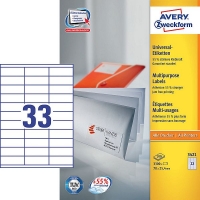 Avery 3421 multi-purpose labels 70 x 25.4 mm (3300 labels) 3421 212036