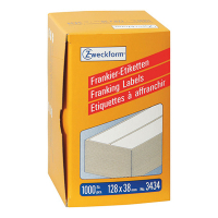 Avery 3434 franking labels 128 x 38 mm white (1000 labels) 3434 212220