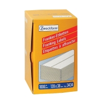 Avery 3434 franking labels 128 x 38 mm white (1000 labels) 3434 212220